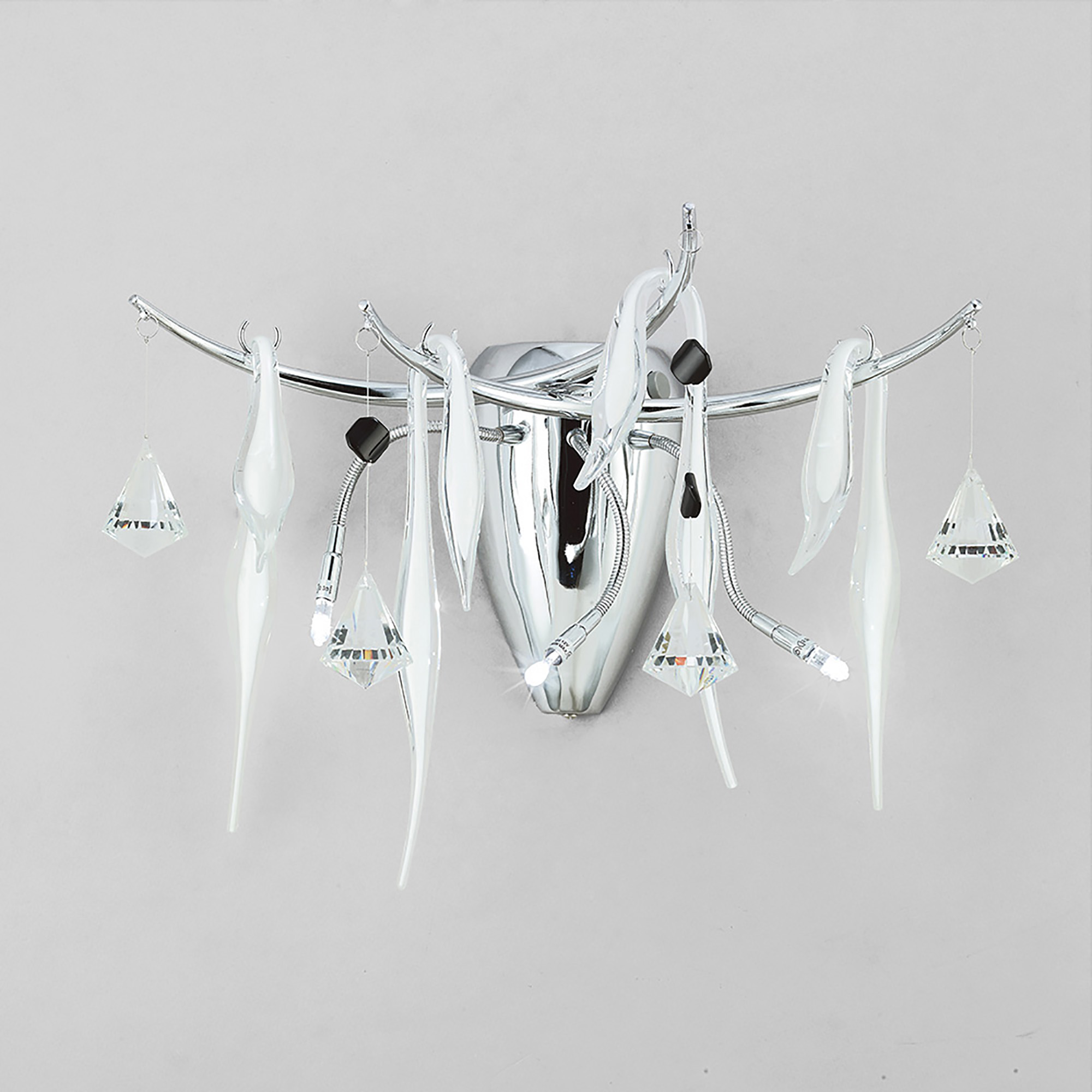 Cygnet Crystal Wall Lights Diyas Modern Crystal Wall Lights Cygnet Crystal Wall Lights Diyas Modern Crystal Wall Lights